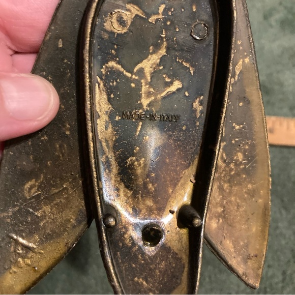 Vintage Italian Fly Ashtray/Secret Mid Century Modern Collectible 1970s Brass - Picture 10 of 11